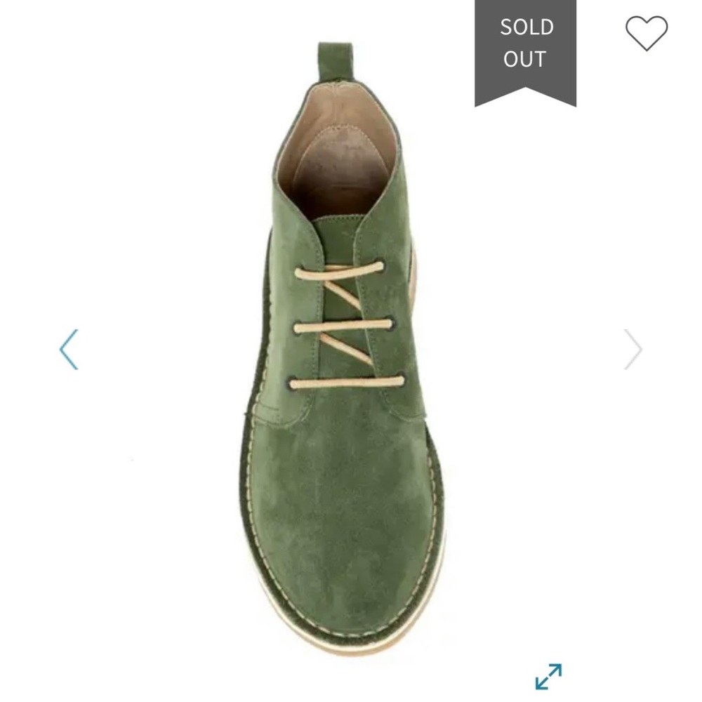Ankle Boots Charlie Amar Neutral Army Green sz 8